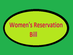 Women's Reservation Bill